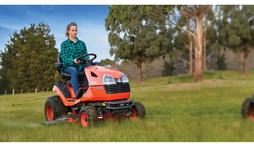 kubota ride on mower